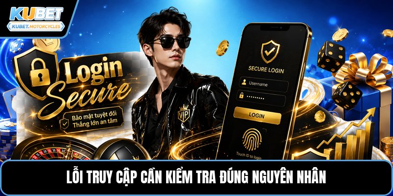 Lỗi truy cập cần kiểm tra đúng nguyên nhân